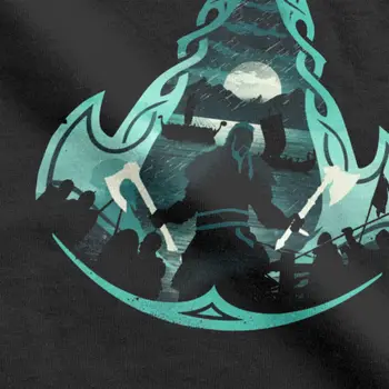 Vikingovia Plachtenie Úlohou Klasické T-Shirts Mužov Japonský Ukiyo Úžasné Bavlna Tees O Krk Krátky Rukáv T Originálne Tričká Topy