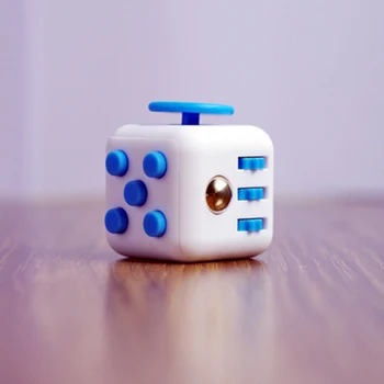 Dekompresný kocky anti-dráždi úzkosť venter šesť-stranný prsta dekoratívne hračka prívesok