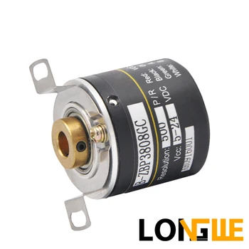 Longwe 38mm Čiastkových Rotačný Encoder 8mm Pol Dutý Hriadeľ Fotoelektrické Optické Prepínanie 10-1024-1800-2500-3600 PPR 5-24VDC