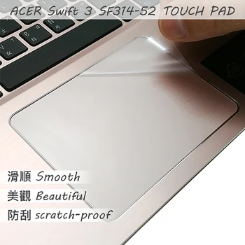 2 KS/PACK Matný Touchpad film Nálepky Trackpad Chránič pre ACER Swift 3 SF314 52 TOUCH PAD