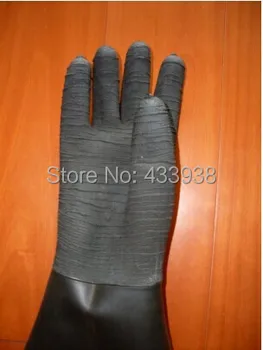 HOLDWIN Prírodného kaučuku black Sandblasting rukavice Stripe Protišmykové a opotrebovaniu 65*30 cm