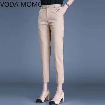 OL úrad práce nosenie v lete 2020women to nohavice žena vysoký pás vyhovovali ceruzkou nohavice capris pre ženy nohavice žena Plus veľkosť