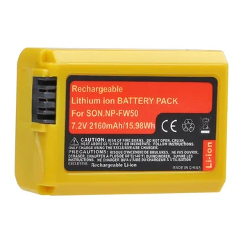 Batmax 2160mAh NP-FW50 NPFW50 High Capacity Batérie pre Sony A6000 A6400 A6300 A6500 A7 A7II A7RII A7SII A7S A7S2 A7R