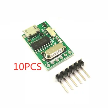 Nový 10PCS USB converter TTL Micro UART modul CH340G CH340 3.3 V, 5V prepínač pre downloader pro mini