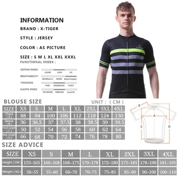 X-TIGER Mužov Pro Cyklistické Dresy 2019 Cyklistické Oblečenie Priedušná Krátke Rukávy Horský Bicykel Oblečenie Rýchle Suché Ropa Ciclismo