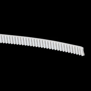 3DSWAY 3D Tlačiarne Diely 2GT Remeňa PU s oceľovým Jadrom 6 mm Šírka 1M 5meter 2gt Otvorený Pás Biely pre DIY Príslušenstvo