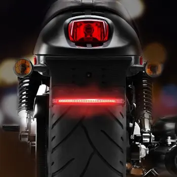 Motocykel Svetlo Bar Pásy Flexibilné Chvost Brzda Stop Zase Signálne Svetlá Špz Svetlo Pre Atv Mopedy, Skútre