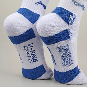 3 páry Bedminton ponožky pánske uterák spodnej hrubé bavlnené športové ponožka potu-absorpciu non-slip dezodorant trubice ponožky pre mužov sport