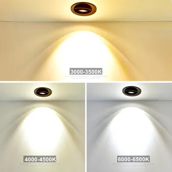 Stmievateľné Led Dole svetlo lampy KLASU Stropné svietidlo 5w 7w 10w 12w 85-265V zapustené stropné Bodové Svetlá pre kuchyňa spálňa domova