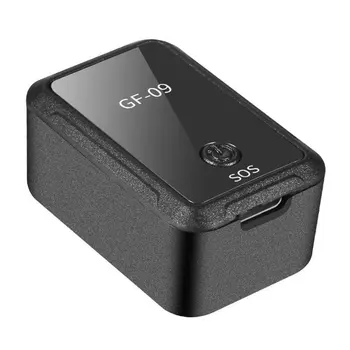 GF-09 Diaľkové Počúvanie Magnetické Mini Vozidla GPS Tracker Reálnom Čase Sledovacie Zariadenie, WiFi+LBS+a-gps Lokátor APP Mic Ovládanie Hlasom