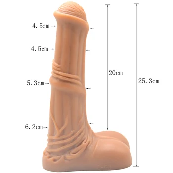 FAAK Kôň Dildo Realistického Zvierat Penis Tlstý Dick Obrovský Análne Dildo Análny Plug Sexuálne hračky pre ženy, Dospelých, Veľký Zadok Plug Erotický Obchod