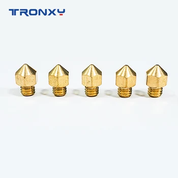 Tronxy 3D tlačiarne Dielov medi tryska vytláčacie dýzy pre 3D tlačiarne vytláčacie dýzy veľkosti 0,2 mm 0,3 mm 0,4 mm 0,5 mm 0.6 mm voliteľné