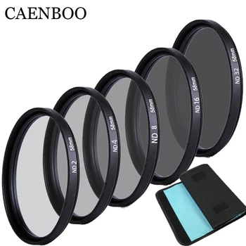 CAENBOO 37mm Objektív ND Filter ŽÚ2 4 8 16 32 Objektív Chránič Neutrálne 40.5 mm ND16 ND32 Objektív Filter Taška Pre Canon, Nikon Fotoaparát