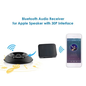 Mini 30Pin Bluetooth 5.0 A2DP Hudba Prijímač Bezdrôtový Stereo Audio 30 Pin Adaptér Pre Bose Sounddock II 2 IX 10 Prenosný Reproduktor
