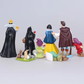 8pcs/Veľa Snow White Witch Cisárovná Princ Trpaslík Akčné Figúrky Bábiky Hračky