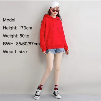 Túlavé deti mikina kpop nadrozmerné s kapucňou, grafické tlače kórejské oblečenie harajuku potu femme nadrozmerná dámy jeseň oblečenie