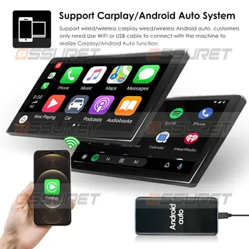 9 palcový Auto Android 10 autorádia GPS Auto 2 Din rádio USB pre VW Skoda Octavia golf 5 6 touran passat B6 jetta polo, tiguan
