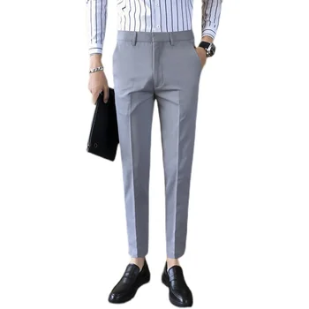 2021 Nové Obchodné Šaty Nohavice Mužov Farbou Úrad Sociálneho Obleku Nohavice Bežné Streetwear Svadobné Nohavice Pantalon Homme