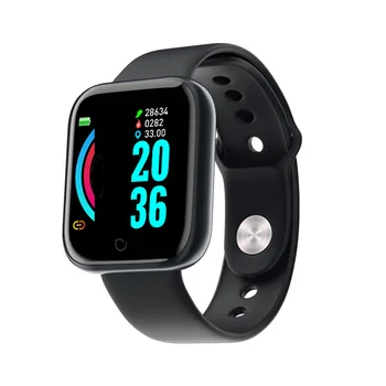 Trozum y68 smart sledovať krvný tlak, tep srdca inteligentný náramok vodotesný ip68 vody fitness šport tracker smartwatch pre mužov