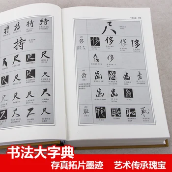 Čínskej Kaligrafie Slovník SHUFA DA ZIDIAN (Čínske Vydanie) naučiť Oracle Jinwen Dazhao Xiaoyan Lishu cursive skript,