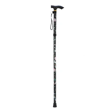 Zliatina hliníka horolezectvo stick teleskopické skladanie päť legged walking stick prenosné walking stick svetlo walking stick