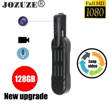 JOZUZE T189 Mini Kamera HD 1080P Fotoaparát Nositeľné Telo Pera Fotoaparát Digitálny Mini DVR Malé DV Videokamera Micro Kamera Podporu 128 GB