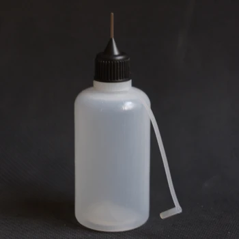 Rýchle dodanie PE 50ml Plastové Fľaše S Kvapkadlom Skrutku Kovové Ihly Spp Pre E-Cig Očných kvapiek E Kvapalné Fľaša