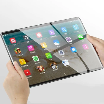 10.1 Palcový Deti Tablet 2.5 D Obrazovke Android, Quad Core Dual Kamera WiFi Vzdelávania Hra Darček pre Chlapcov, Dievčatá NÁM Plug