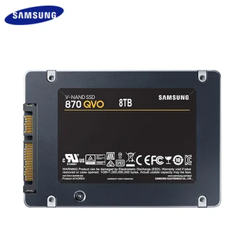 SAMSUNG 870 QVO 4TB 2TB 1 TB diskom SSD 2,5 Palca Internej jednotky ssd (Solid State Drive) Až 530MB/s pre Notebook Ploche SATA3 HDD Pevný Disk