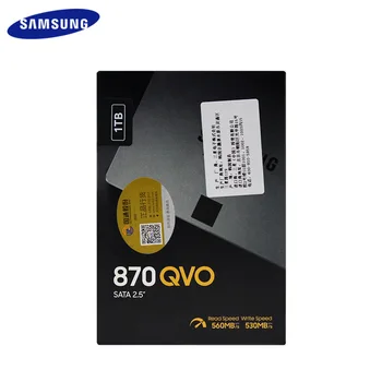 SAMSUNG 870 QVO 4TB 2TB 1 TB diskom SSD 2,5 Palca Internej jednotky ssd (Solid State Drive) Až 530MB/s pre Notebook Ploche SATA3 HDD Pevný Disk