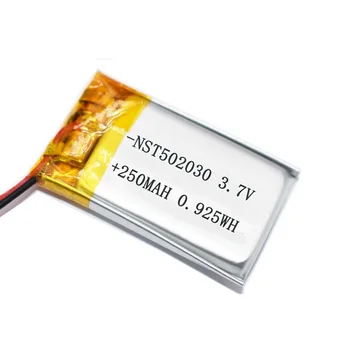 3,7 V 200mAh 250mAh 502030 Lithium Polymer Li-Po Li ion Nabíjateľnú Batériu Lipo Článkov Pre MP3, MP4 Hračky Reproduktor Tachografu POS