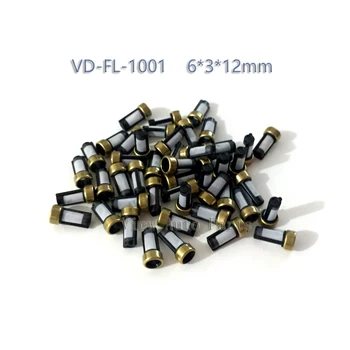 100ks Veľkoobchod Paliva Injektor Micro Košíkový Filter Najvyššej Kvality vhodný pre ASNU03C Injektor súpravy na opravu Veľkosť 6*3*12mm VS-FL-1001