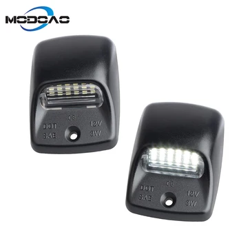 2ks LED špz Svetlo Lampy Nahradenie Kompatibilný s Tacoma 2005-Tundra 2000-2013 6000k-Biele