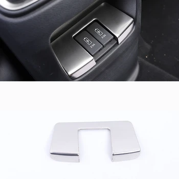 Príslušenstvo pre Honda CRV 5. 2017 2018 2019 Interiéru USB Zásuvky Dekoratívne Nálepky z Nehrdzavejúcej Ocele Výbava 1pcs