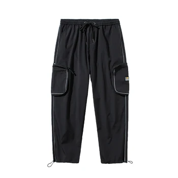 2020 Streetwear Bežné Nohavice Mužov Black Slim Pánske Joggers Nohavice Bočné vrecká Bavlna Kamufláž Muž Nohavice Mužov Oblečenie