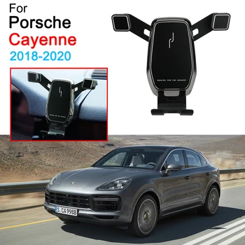 Auto, Mobilný Telefón Podporovať Air Vent Mount Držiak mobilného Telefónu Držiak pre Porsche Cayenne Príslušenstvo 2018 2019 2020
