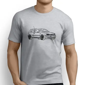 Muži 2019 Značku Oblečenia Tees Bežné Mužské Projektovanie Tričko nemeckej klasiky Auto Fanúšikov Golfista je Glaxay Mk4 Inšpiroval Auto vybavené Tričká