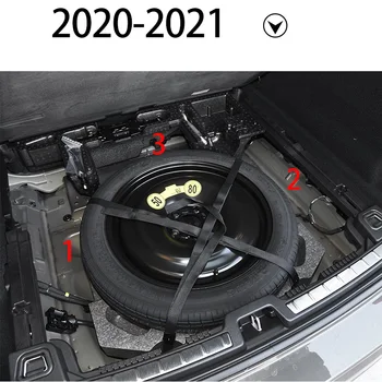 Pre Volvo xc60 2018 2019 2020 2021 batožinového priestoru úložný box xc60 náhradné pneumatiky úložný box materiál ABS / hrnú auto príslušenstvo