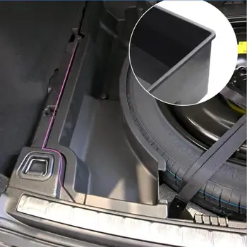 Pre Volvo xc60 2018 2019 2020 2021 batožinového priestoru úložný box xc60 náhradné pneumatiky úložný box materiál ABS / hrnú auto príslušenstvo