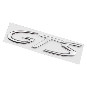 1 ks 3D Auto Styling GTS Zadné Znak Boot Kufra Auta Odznak Nálepka Pre Porsche Cayenne Cayman Panamera Macan 718 911 928 901 930