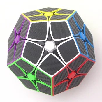 ZCUBE 2x2 Wumofang karbónová Nálepka Špeciálny Tvar 12 Povrchu Magic Cube Puzzle cubo magico Detí Dieťa Darček Vzdelávacie Hračka