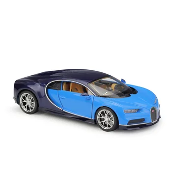 Well 1:24 Bugatti Chiron zliatiny modelu auta Diecasts & Hračky Zhromažďovať dary, Non-diaľkové ovládanie typ dopravy hračka