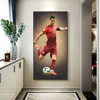 Futbalové Hviezdy Plagáty futbalistom Tlač Obrazov Na Plátno Šport Wall Art Modulárny Obrázky pre Obývacia Izba Domova Cuadros