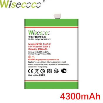 WISECOCO 4300mAh Batérie Pre Wileyfox Swift 2 / 2 Plus Mobilný Telefón, Kvalitné Batérie S Sledovacie Číslo