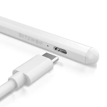 BlitzWolf BW-SP1 Dobíjacie Aktívne Pero, Digitálne Pero Palm Zamietnutie pre iPad Univerzálne Tablety, Smartphone Kapacitný Displej