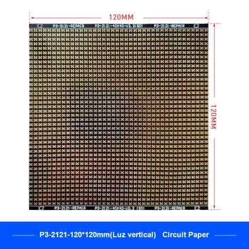P3 Série Okruhu Papier LED Modul PCB Pad Opravy P3-1415/ 2121 120X120mm Okruhu Papier Na Opravu PCB Počas Inštalácie