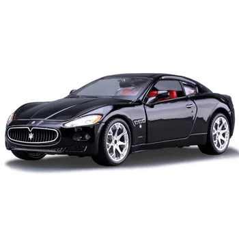 Bburago 1:24 Maserati Quattroporte čiernej zliatiny auto model kolekcie darček hračka die-cast model Vianočný darček