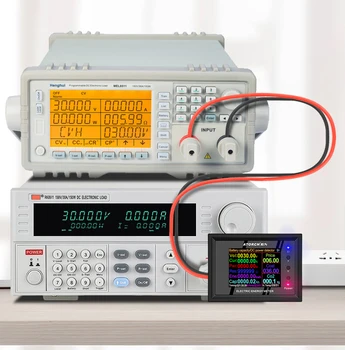 DT24 digitálny displej DC Power APP Voltmeter Ammeter Kapacita Batérie Tester palivomer napätie detektora Meter s odkladu modul