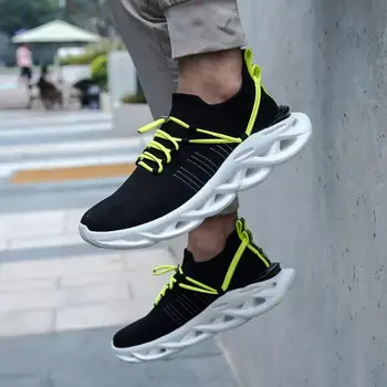 Xiao mijia arc tlmenie lietania tkanie jogging topánky jeden lietajúci tkanie športové topánky, ponožky gamaše pánske bežecké topánky smart