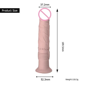 Pôvodné Cena 7.5 Palcový Realistické Dildo 10 Frekvencie Vibračného Umelý Penis, Sexuálne Hračky, Výrobky Masturbácia Stick